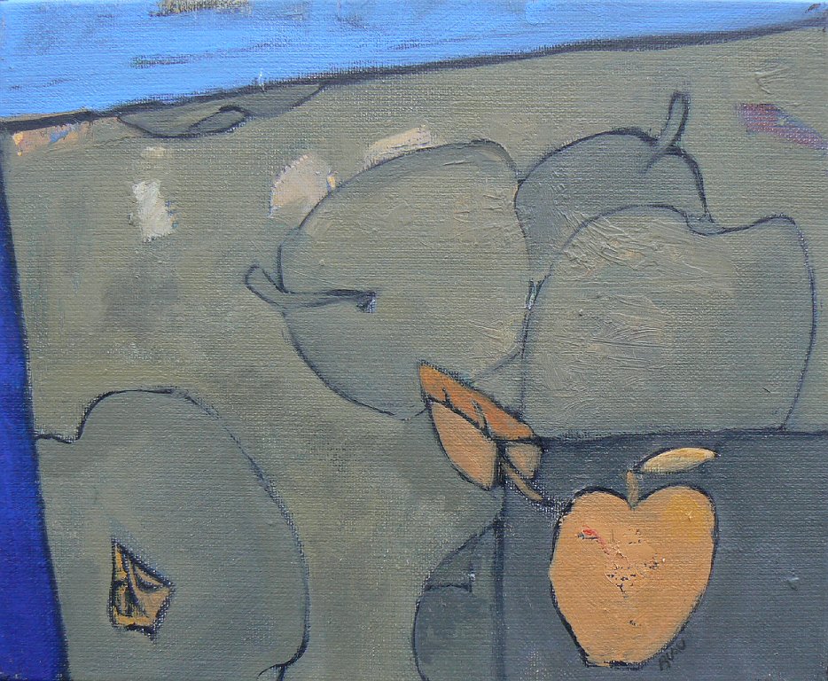 Pommes II - 3F - huile sur toile